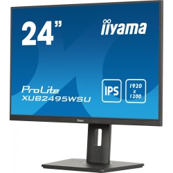 iiyama ProLite XUB2495WSU-B7 24" 1920x1200 IPS Pivot Monitor (Boxed) — Buy in Cyprus with Fast Delivery