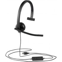 Logitech H570e USB Mono Headset - H570e - Over-ear, USB-A, PC, Mono mic — Buy in Cyprus with Fast Delivery