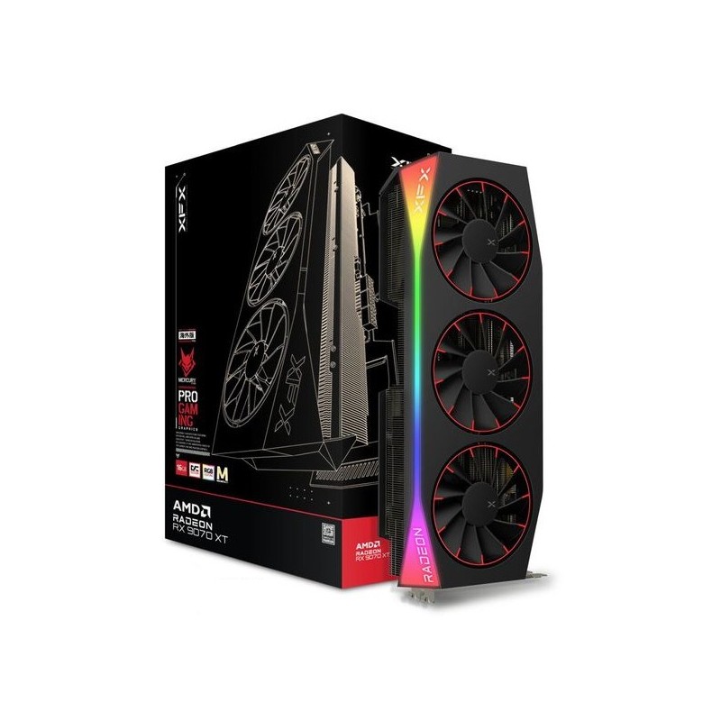 Buy RX 9070 XT 16GB XFX Mercury Magnetic Air Gaming RGB OC GDDR6 3 Fan - RX 9070... in Cyprus, Nicosia, Limassol, Larnaka, Pafos