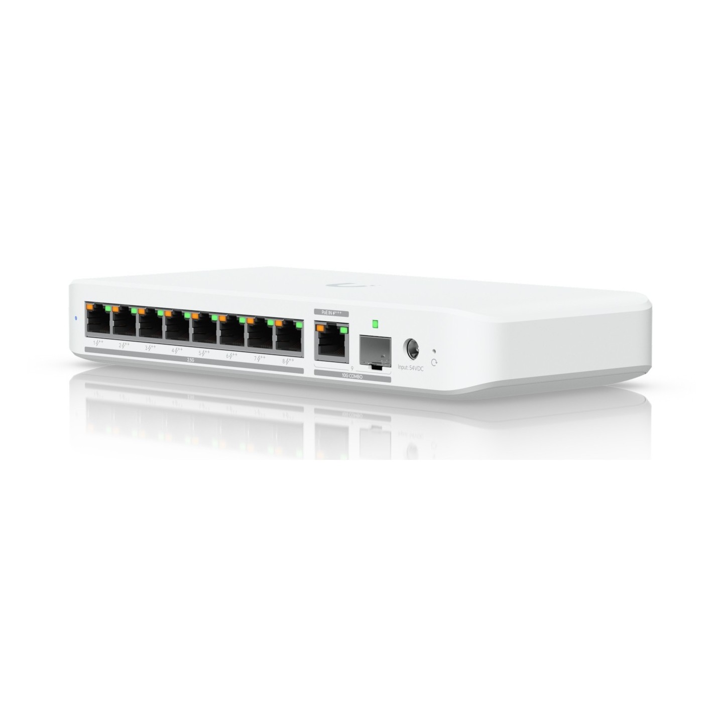 Ubiquiti USW-Flex 2.5G 8-Port PoE Switch - USW-Flex-2.5G-8-PoE - 8x PoE, 2.5G Multi-Gig, Fanless, Smart Managed