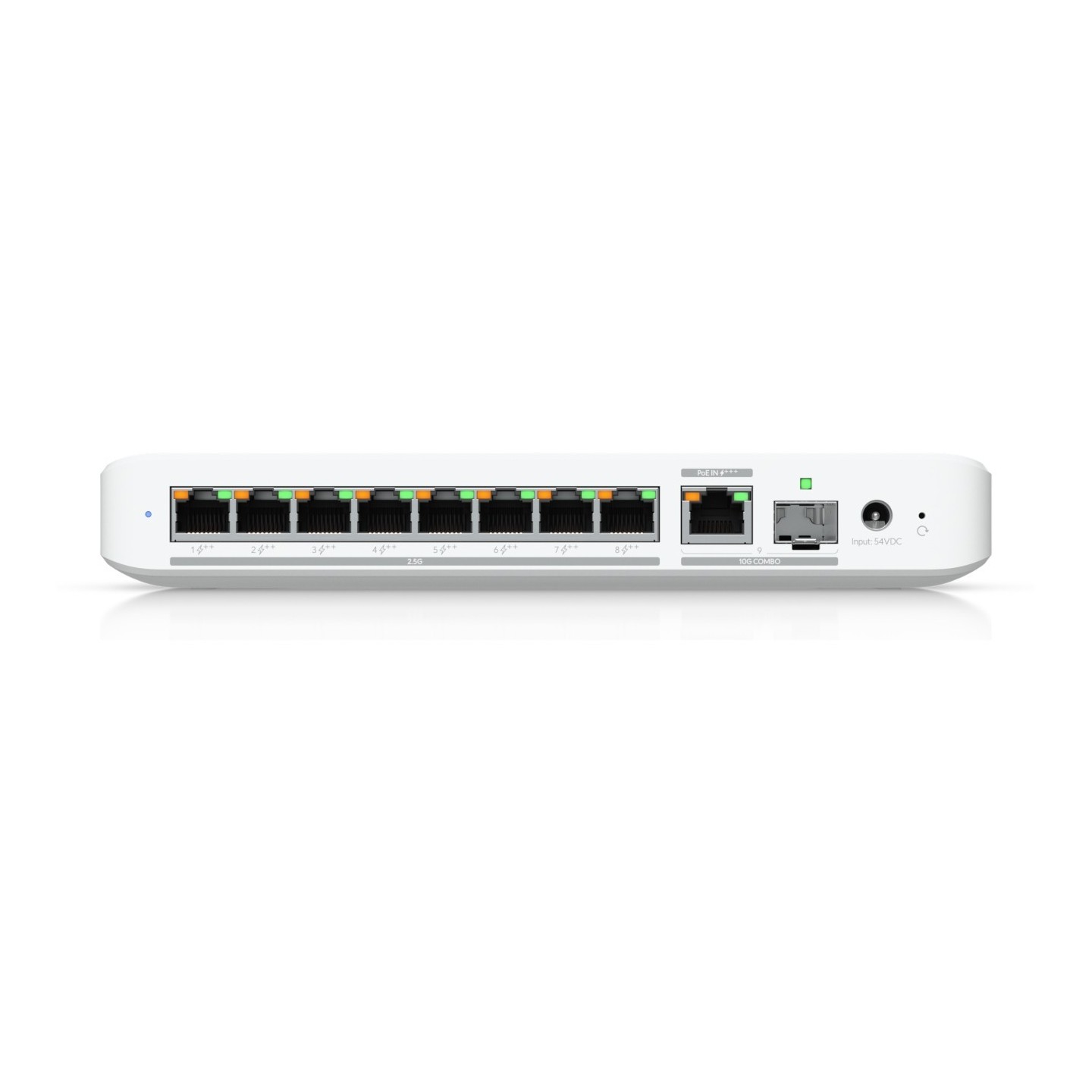 Ubiquiti USW-Flex 2.5G 8-Port PoE Switch - USW-Flex-2.5G-8-PoE - 8x PoE, 2.5G Multi-Gig, Fanless, Smart Managed