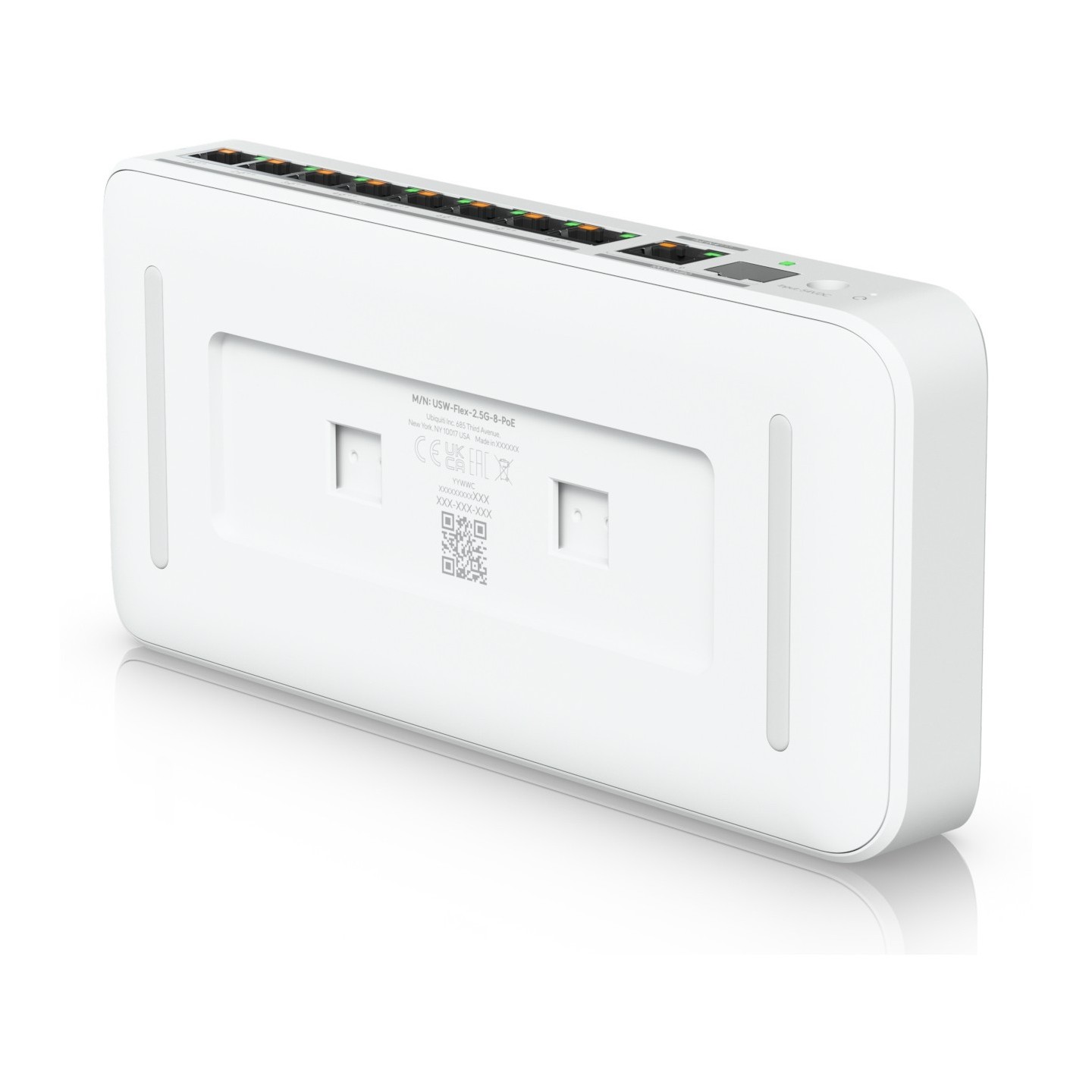 Ubiquiti USW-Flex 2.5G 8-Port PoE Switch - USW-Flex-2.5G-8-PoE - 8x PoE, 2.5G Multi-Gig, Fanless, Smart Managed