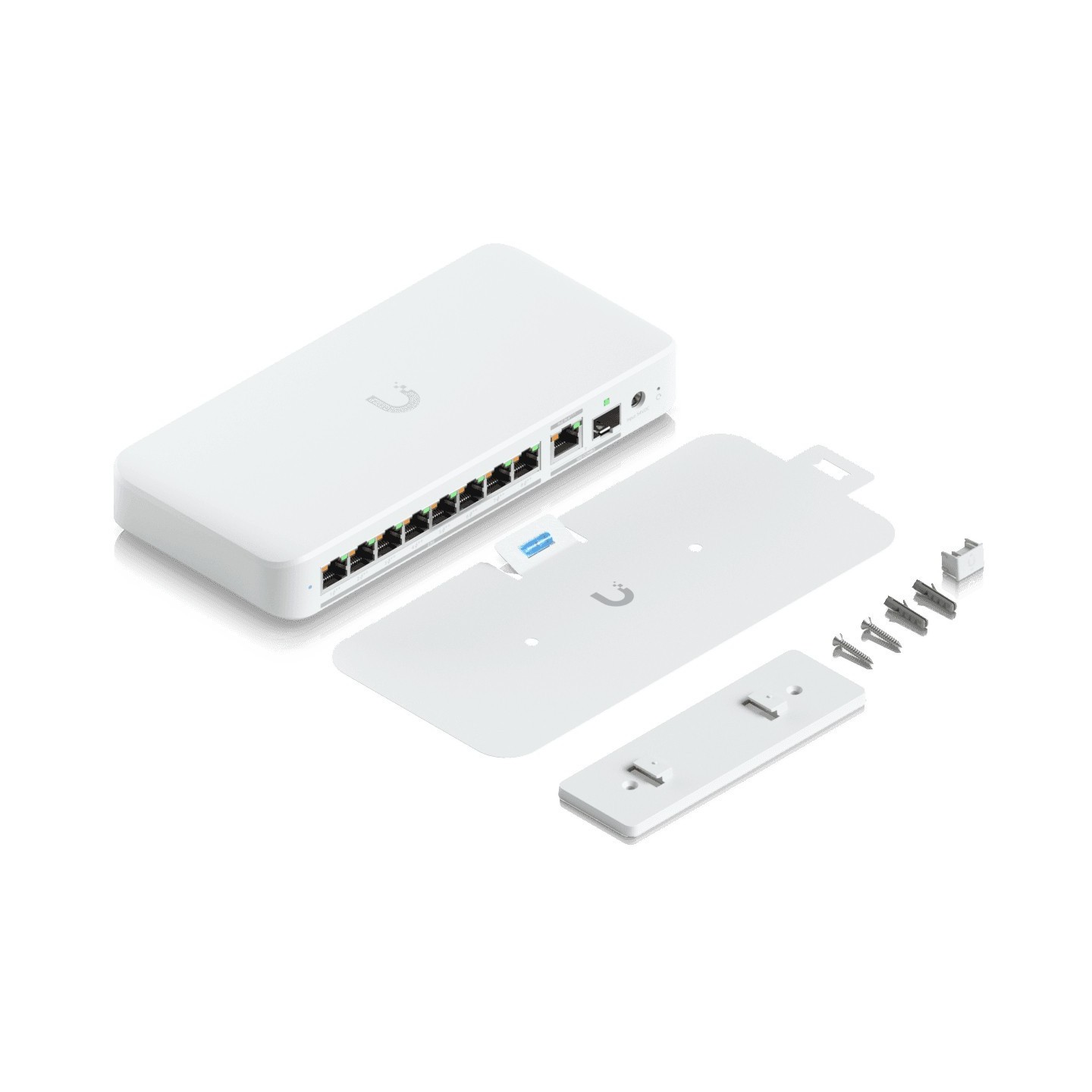 Ubiquiti USW-Flex 2.5G 8-Port PoE Switch - USW-Flex-2.5G-8-PoE - 8x PoE, 2.5G Multi-Gig, Fanless, Smart Managed