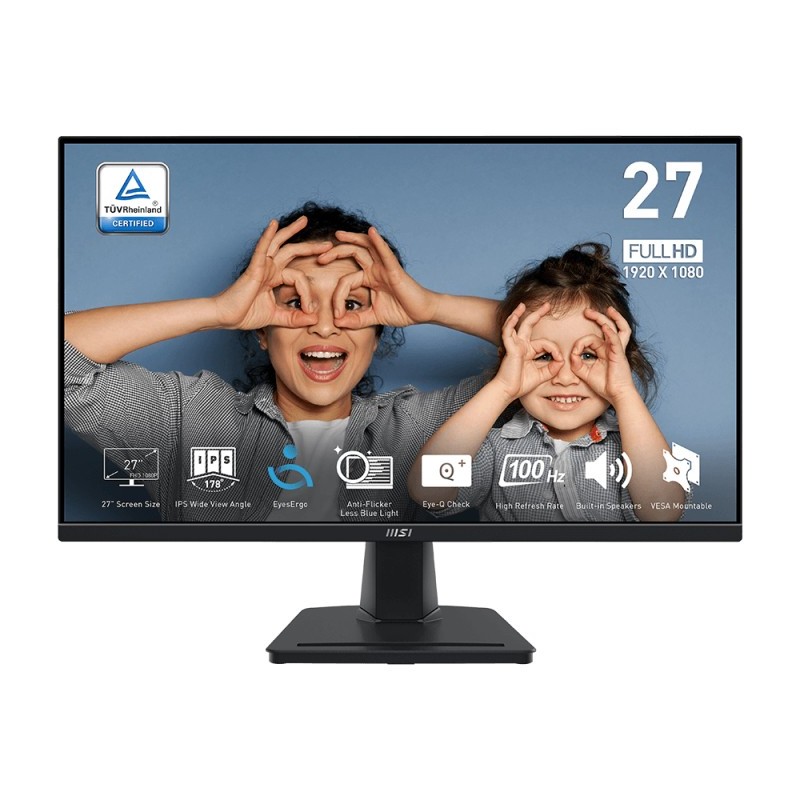 Buy MSI PRO MP275QDE - MP275QDE - 27-inch IPS WQHD 4ms 100Hz in Cyprus, Nicosia, Limassol, Larnaka, Pafos