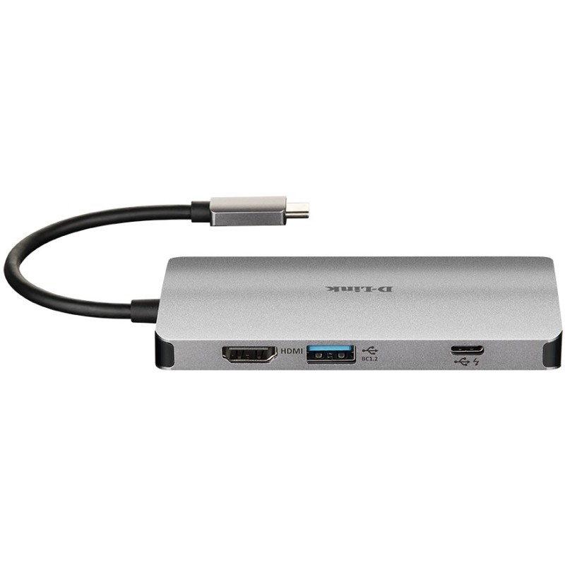 Buy USB-C HUB 8-Port D-Link - DUB-M810 - HDMI 4K, 3x USB 3.0, SD/microSD, USB-C,... in Cyprus, Nicosia, Limassol, Larnaka, Pafos
