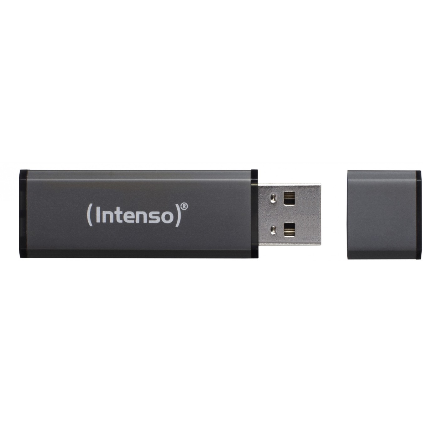 STICK 16GB USB 2.0 - Intenso ALU Line - Anthracite, 16GB, USB 2.0 — Buy in Cyprus with Fast Delivery