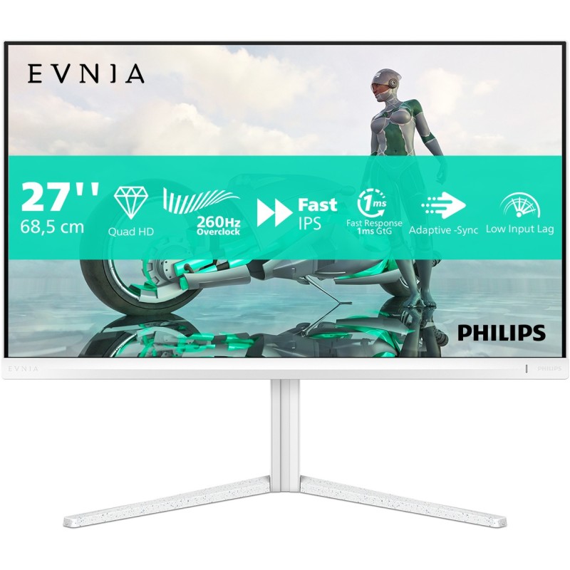 Buy Philips 27M2N3501PA Quad HD Display - 27M2N3501PA - White, 27-inch, 2560x1440 in Cyprus, Nicosia, Limassol, Larnaka, Pafos