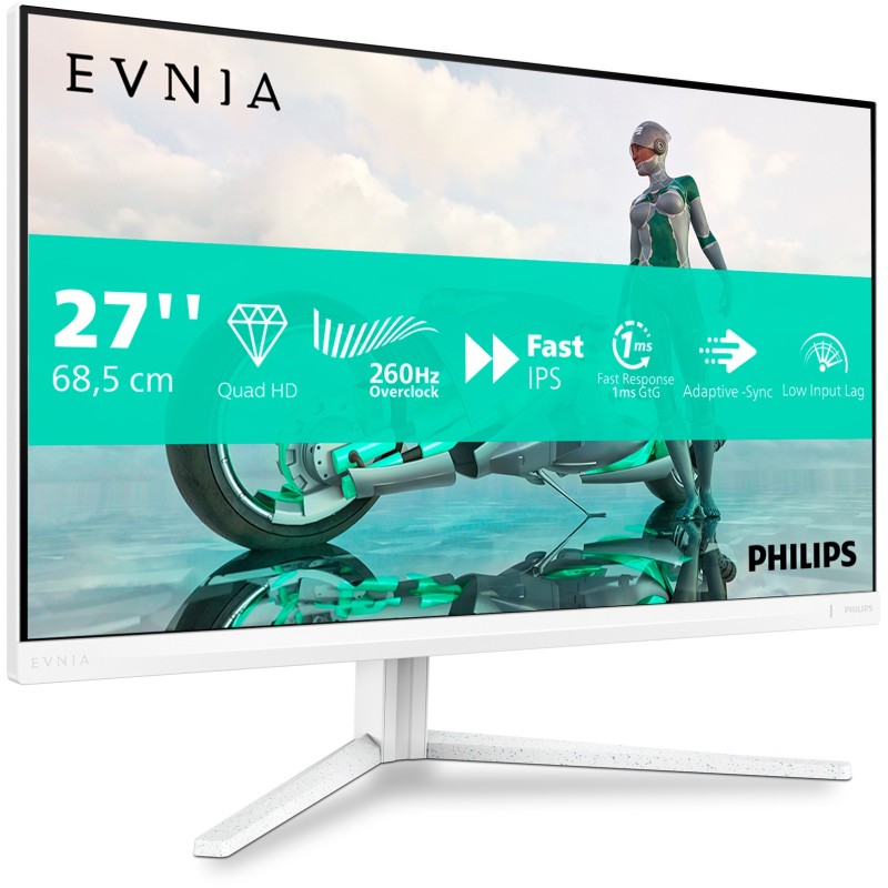 Buy Philips 27M2N3501PA Quad HD Display - 27M2N3501PA - White, 27-inch, 2560x1440 in Cyprus, Nicosia, Limassol, Larnaka, Pafos