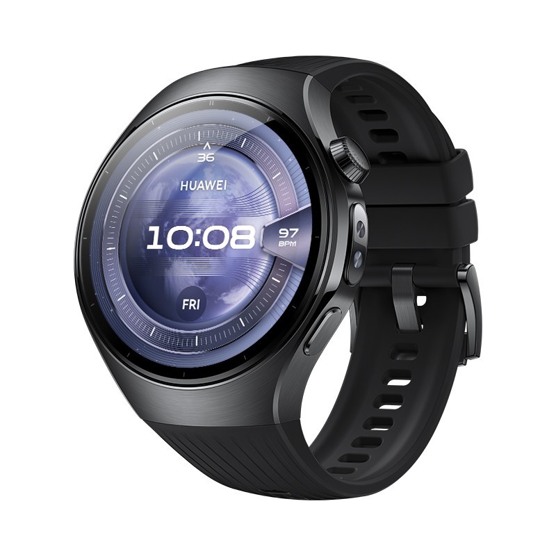 Buy Huawei Watch 5 - Rates-L19F - Characteristics (Color: Black, Strap: Fluoroel... in Cyprus, Nicosia, Limassol, Larnaka, Pafos