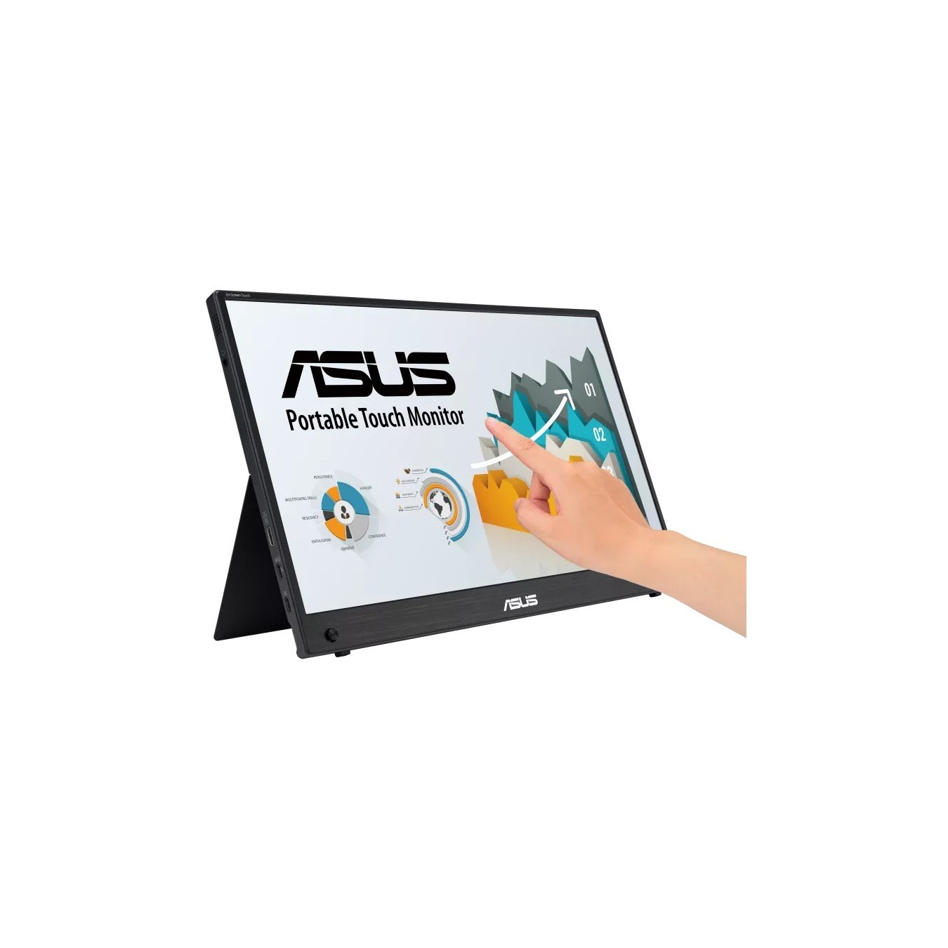 ASUS ZenScreen MB16AMTR 39.6cm FHD Touch - MB16AMTR - Portable Touchscreen IPS Monitor — Buy in Cyprus with Fast Delivery
