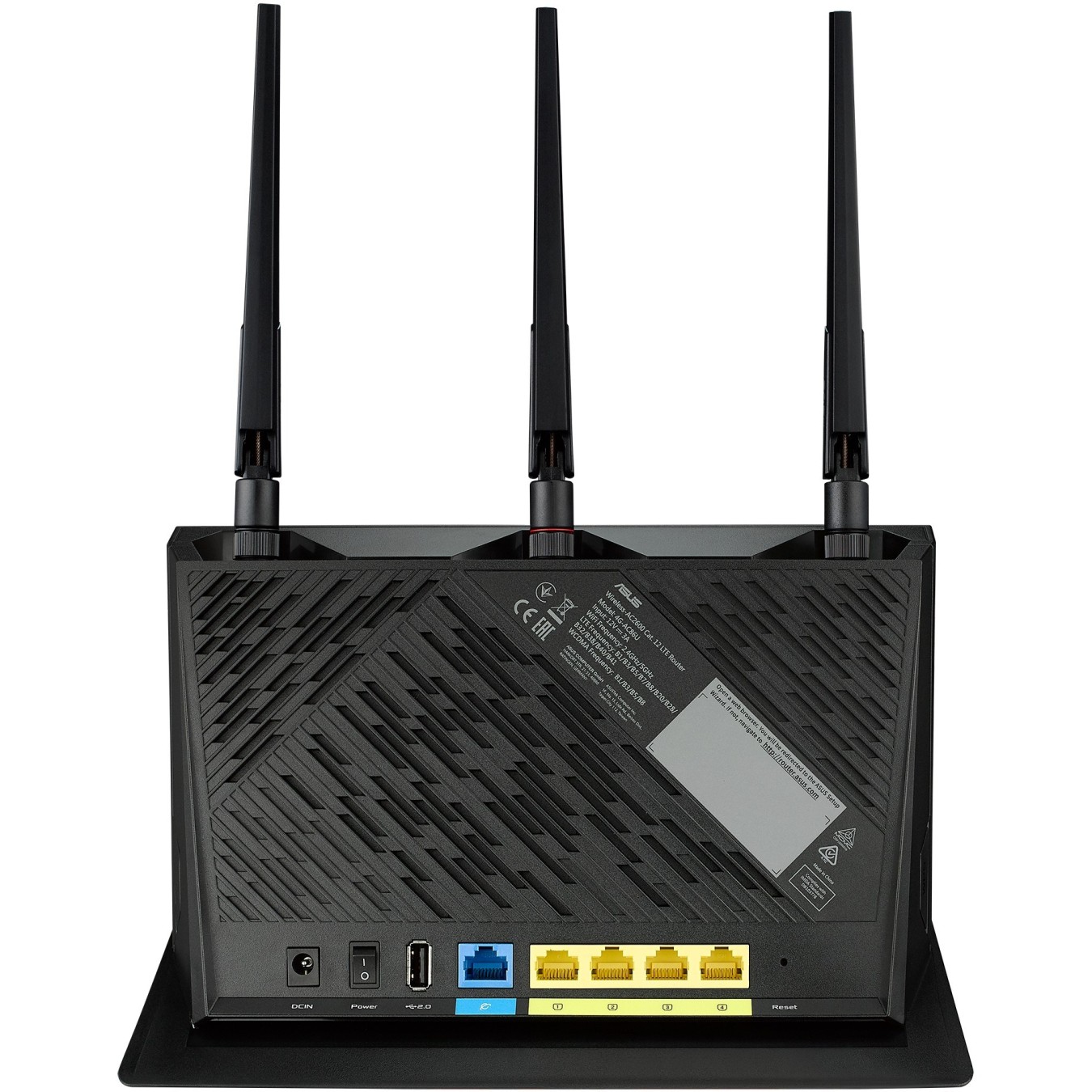 ASUS Wireless Router - 4G-AC-86U - Dual-band 2.4/5 GHz Wi-Fi, USB 3.0, 4 LAN ports — Buy in Cyprus with Fast Delivery