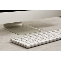 CHERRY KC 6000 C for Mac - KC 6000 C - Corded GB-Layout Silver/White — Buy in Cyprus with Fast Delivery