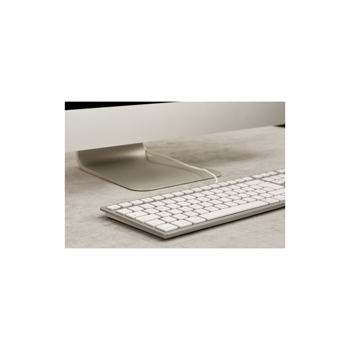 CHERRY KC 6000 C for Mac - KC 6000 C - Corded GB-Layout Silver/White — Buy in Cyprus with Fast Delivery