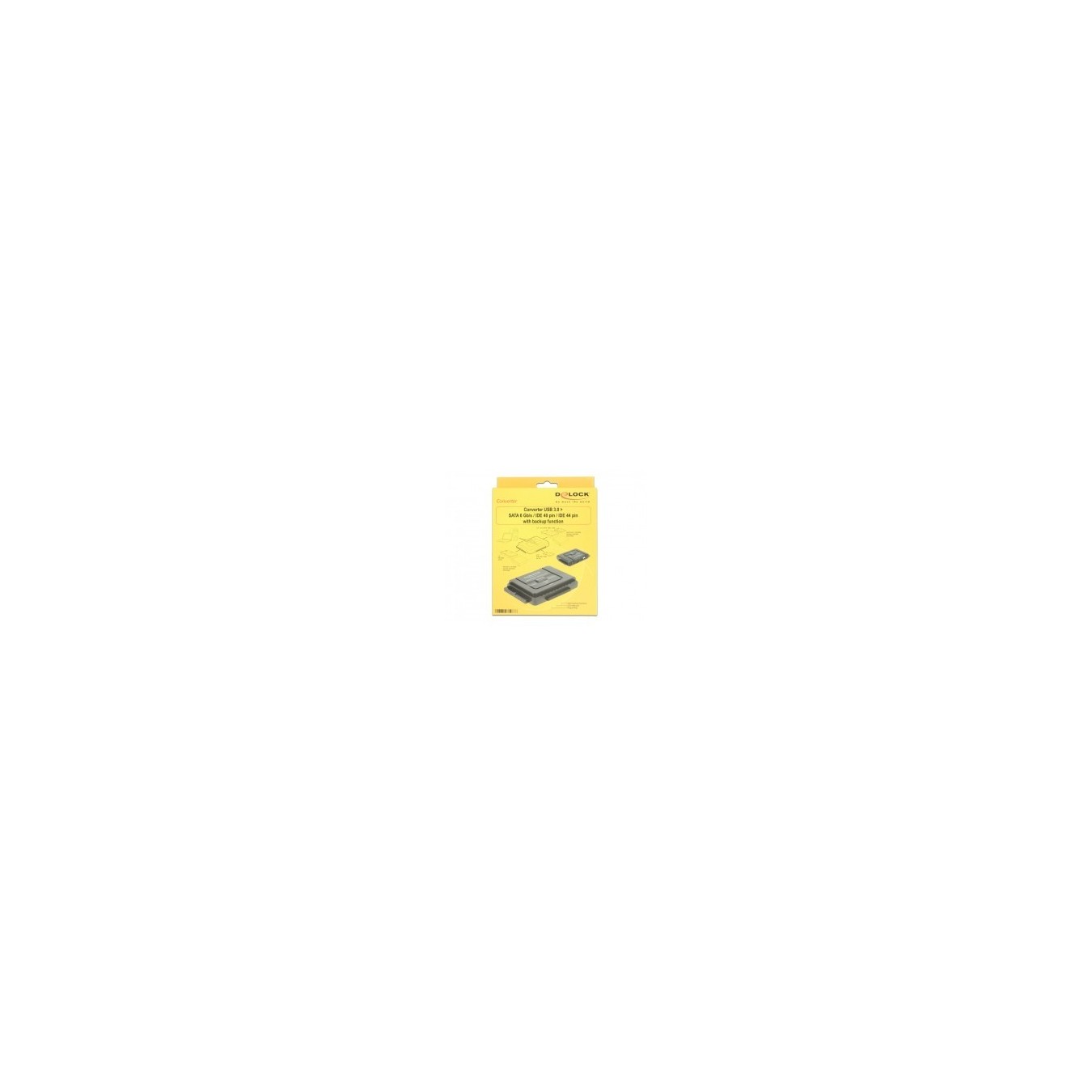 DELOCK USB 3.0 to SATA/IDE Converter with Backup Function — Buy in Cyprus with Fast Delivery