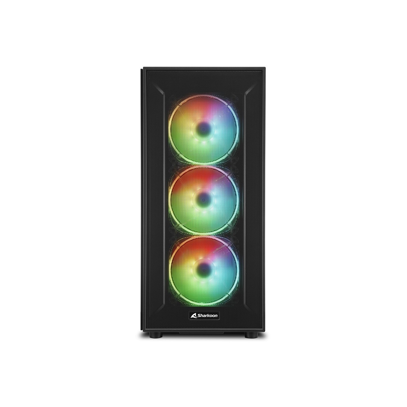 Sharkoon TG6M RGB ATX 1xGlas Black - TG6M - Mid-Tower PC Case with RGB Lighting — Buy in Cyprus with Fast Delivery
