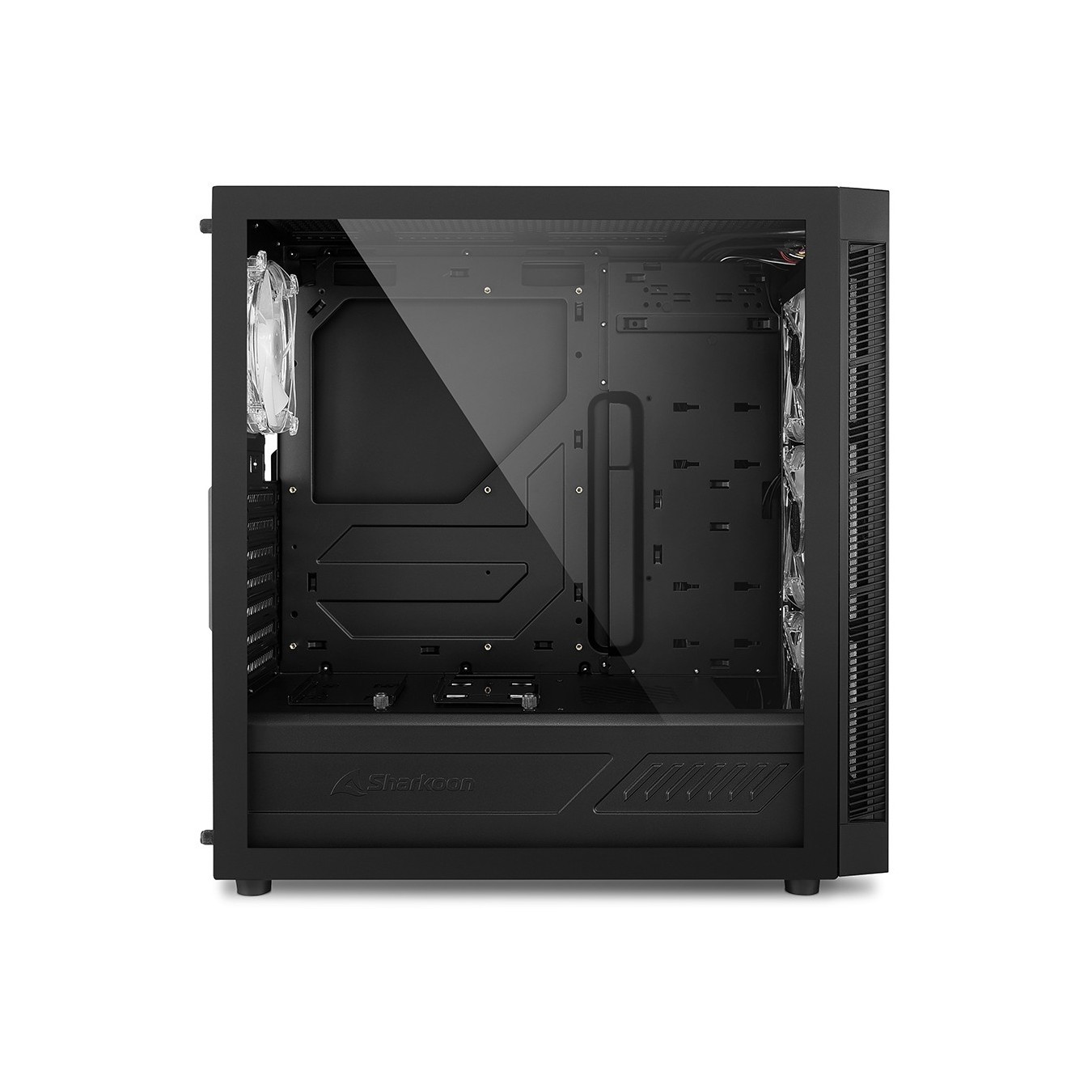 Sharkoon TG6M RGB ATX 1xGlas Black - TG6M - Mid-Tower PC Case with RGB Lighting — Buy in Cyprus with Fast Delivery