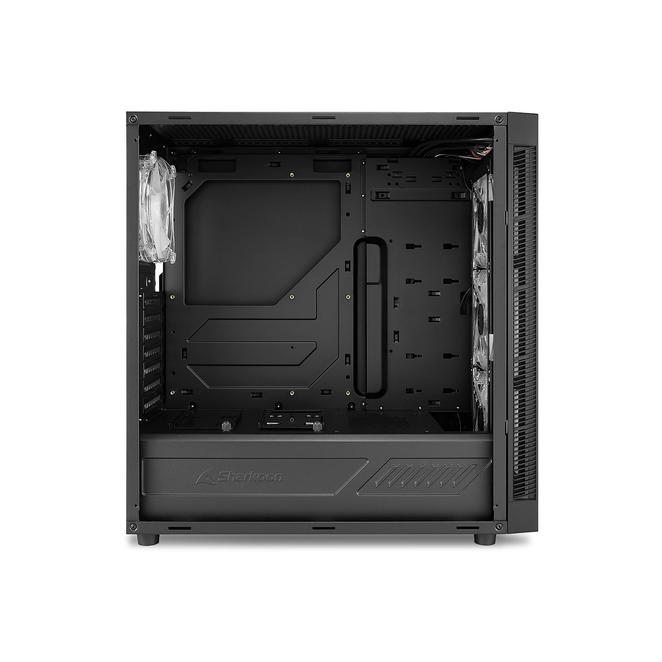 Sharkoon TG6M RGB ATX 1xGlas Black - TG6M - Mid-Tower PC Case with RGB Lighting — Buy in Cyprus with Fast Delivery