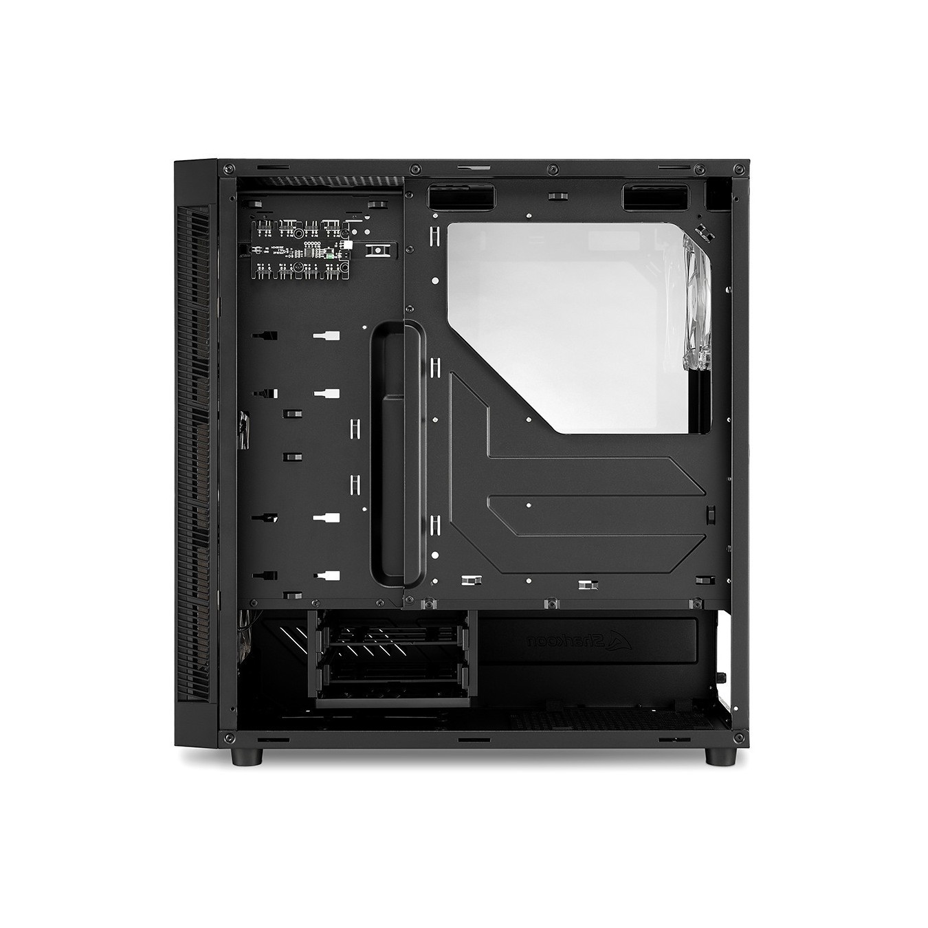 Sharkoon TG6M RGB ATX 1xGlas Black - TG6M - Mid-Tower PC Case with RGB Lighting — Buy in Cyprus with Fast Delivery