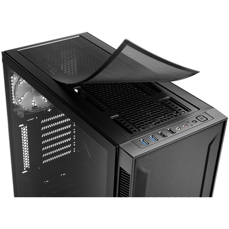 Buy Sharkoon TG6M RGB ATX 1xGlas Black - TG6M - Mid-Tower PC Case with RGB Lighting in Cyprus, Nicosia, Limassol, Larnaka, Pafos