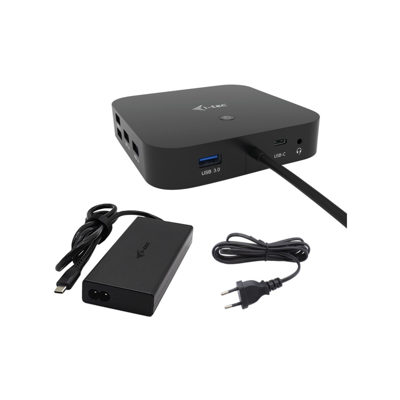 D I-TEC USB-C HDMI+2X DP Dock Charger - PD 100W USB-C Alt-Mode — Buy in Cyprus with Fast Delivery