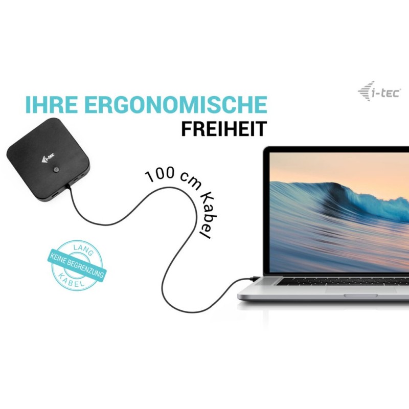 Buy D I-TEC USB-C HDMI+2X DP Dock Charger - PD 100W USB-C Alt-Mode in Cyprus, Nicosia, Limassol, Larnaka, Pafos