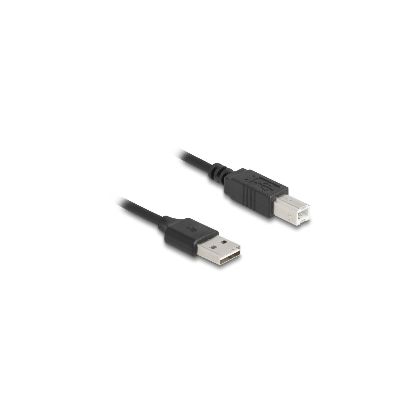 Delock Spiral USB 2.0 Cable - USB-A to USB-B (Spiral design) — Buy in Cyprus with Fast Delivery