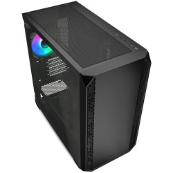 Buy Sharkoon MK2 RGB Micro-ATX 1xGlas Black - Micro-ATX Tower Case, Glass Side P... in Cyprus, Nicosia, Limassol, Larnaka, Pafos