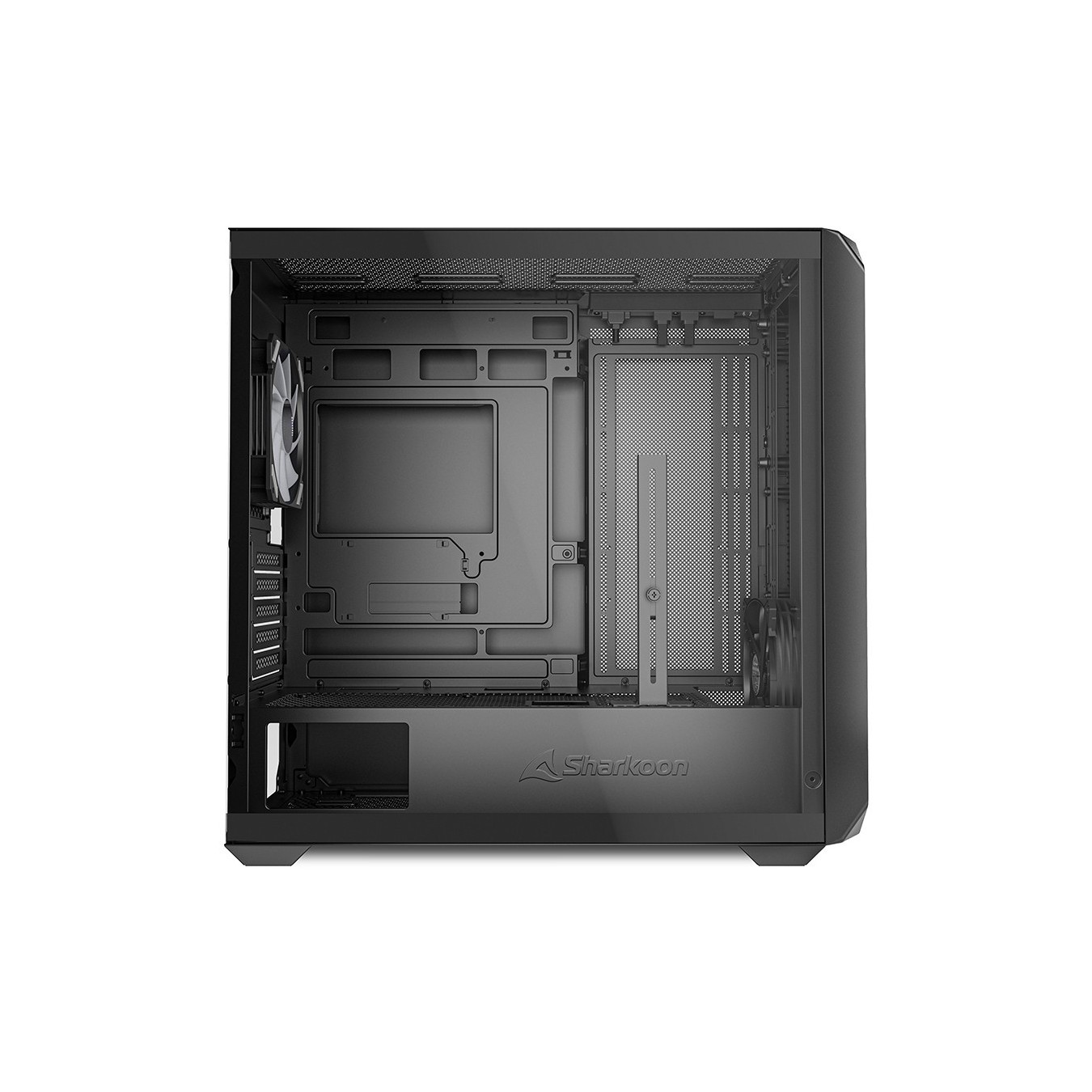 Sharkoon MK2 RGB Micro-ATX 1xGlas Black - Micro-ATX Tower Case, Glass Side Panel — Buy in Cyprus with Fast Delivery