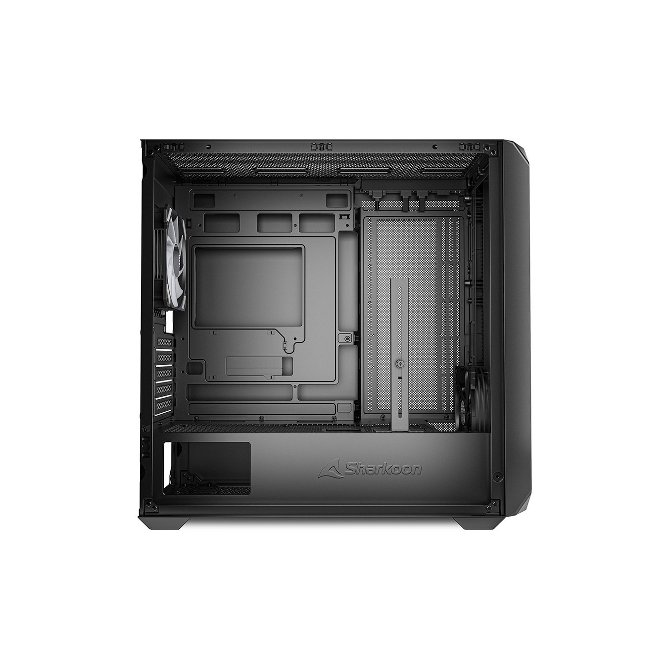 Sharkoon MK2 RGB Micro-ATX 1xGlas Black - Micro-ATX Tower Case, Glass Side Panel — Buy in Cyprus with Fast Delivery