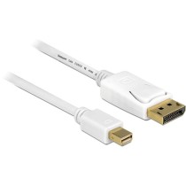 DELOCK Mini DisplayPort to DisplayPort Cable 5.0m - White — Buy in Cyprus with Fast Delivery