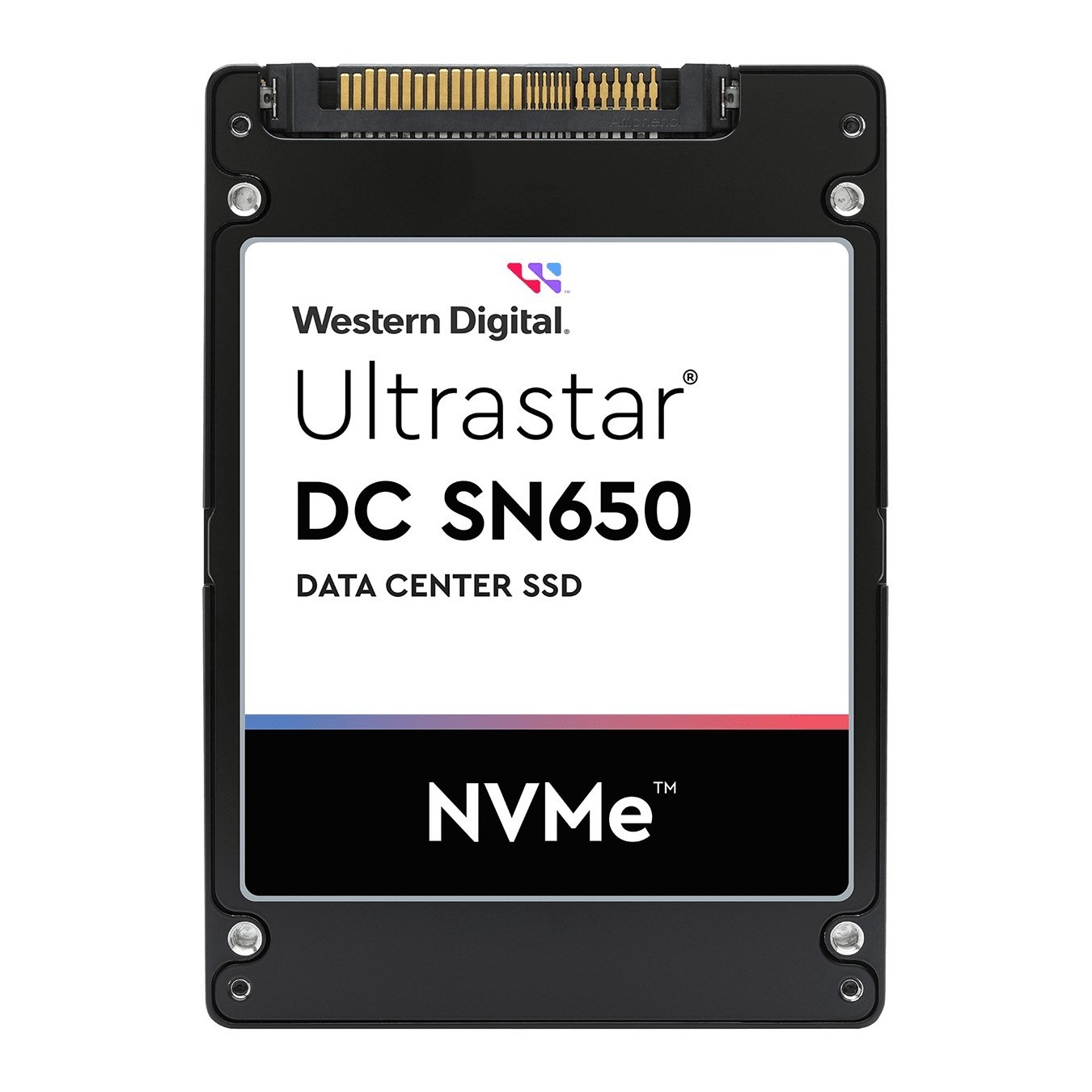 M.2 2.5Zoll WESTERN DIGITAL Ultrastar DC SN650 SSD - SN650 - 7.68TB, U.3 NVMe, 15mm height, TLC