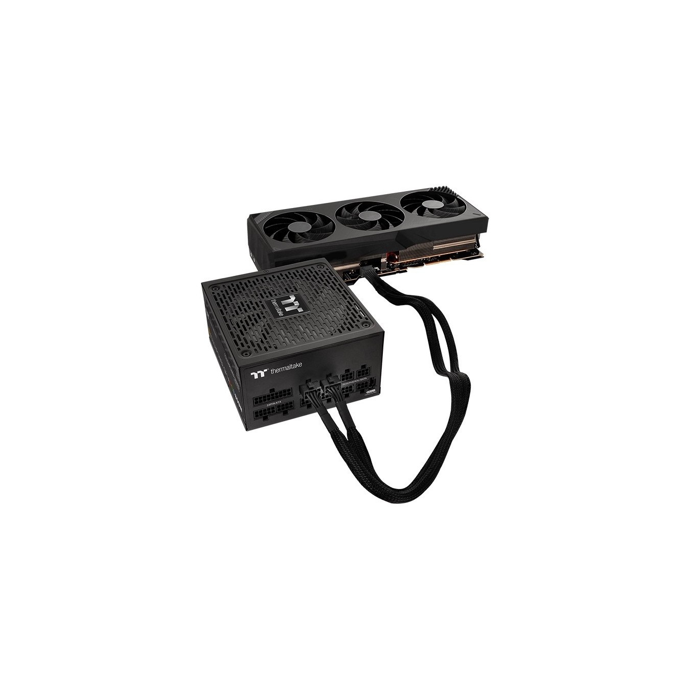 Thermaltake Sleeved PCIe Gen 5 Splitter Cables - PCIe 5.0 power cable set, sleeved — Buy in Cyprus with Fast Delivery