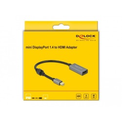 Buy DELOCK Active Mini DisplayPort 1.4 to HDMI Adapter - 4K 60Hz HDR in Cyprus, Nicosia, Limassol, Larnaka, Pafos