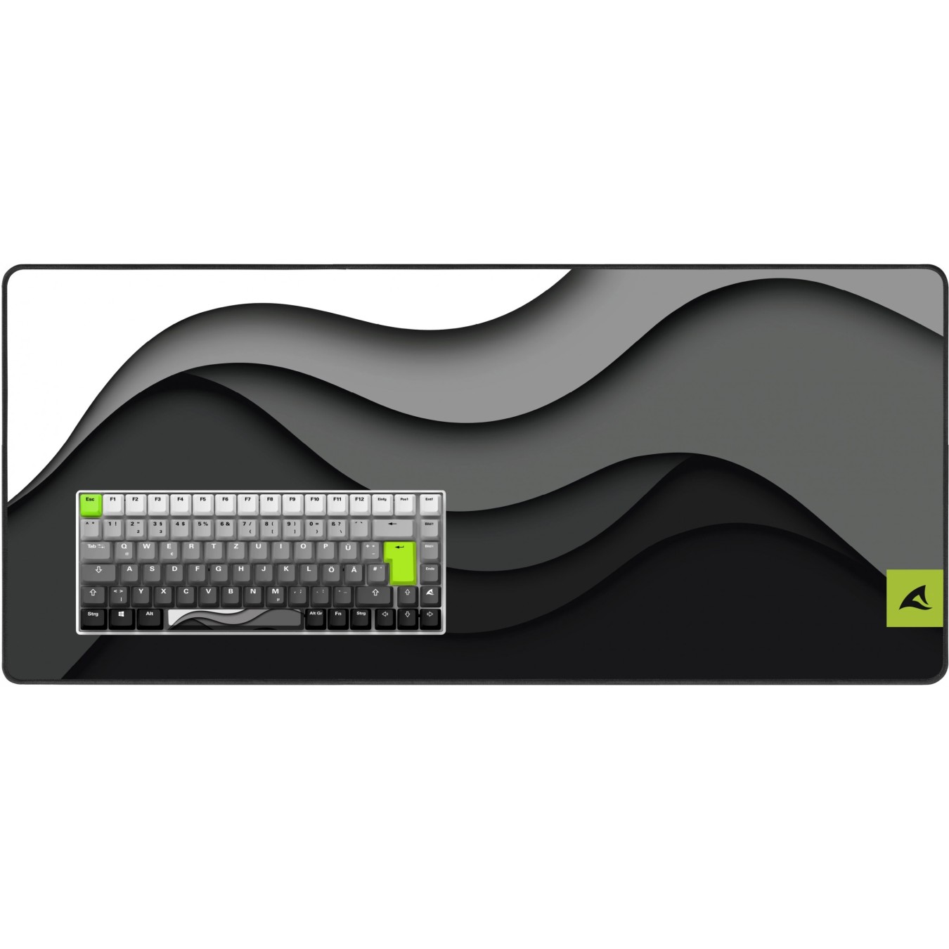 Sharkoon SKILLER SGK50 S3 Design Bundle D5 - SGK50 - Gray Neon-Green — Buy in Cyprus with Fast Delivery