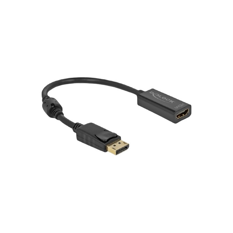 Buy DELOCK DisplayPort 1.2 to HDMI Adapter - 4K Passive, Black in Cyprus, Nicosia, Limassol, Larnaka, Pafos