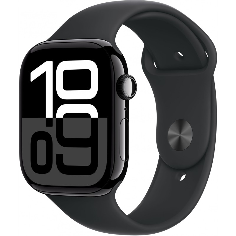 Buy Apple Watch Series 10 GPS + Cellular 46mm Jet Black Aluminum Case with Black... in Cyprus, Nicosia, Limassol, Larnaka, Pafos