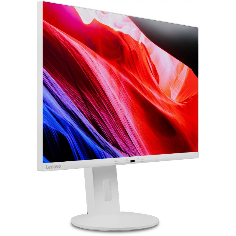 Buy Lenovo 24-inch IPS Monitor - C24d-20 - White, 1920x1200, 60Hz, 5ms, HDMI DVI... in Cyprus, Nicosia, Limassol, Larnaka, Pafos
