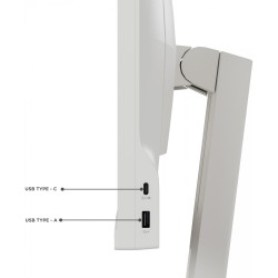 Buy Lenovo 24-inch IPS Monitor - C24d-20 - White, 1920x1200, 60Hz, 5ms, HDMI DVI... in Cyprus, Nicosia, Limassol, Larnaka, Pafos