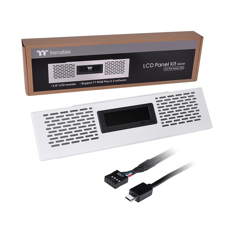 Buy Thermaltake LCD Panel Kit Snow White for The Tower 500 Snow - Snow White in Cyprus, Nicosia, Limassol, Larnaka, Pafos