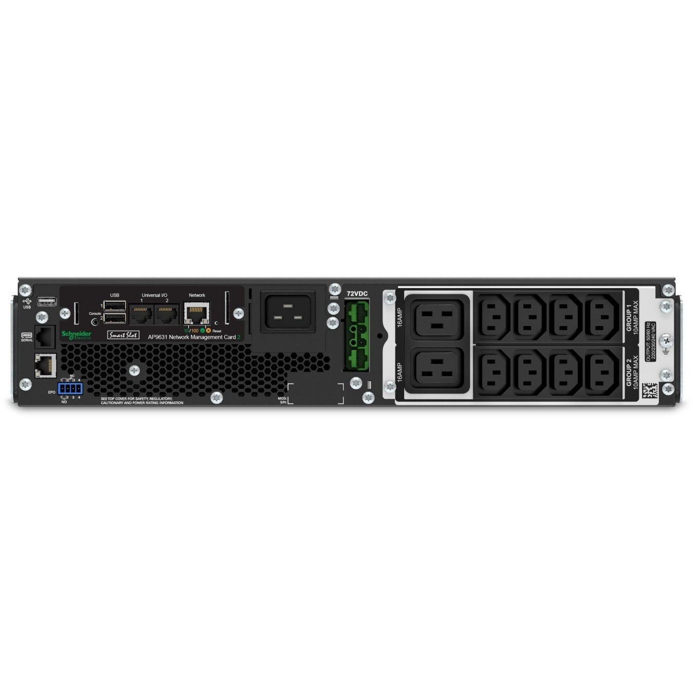 APC Smart-UPS SRT Rack SRT2200RMXLI-NC - Online 2U Rack UPS (1980W/2200VA) — Buy in Cyprus with Fast Delivery