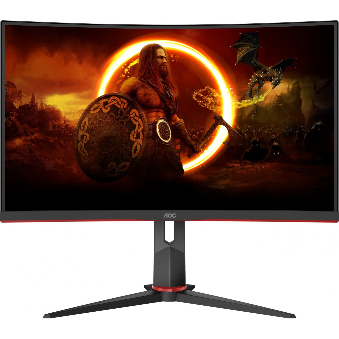 AOC G2 C27G2Z3 BK Full HD Curved Gaming Display 27'' - C27G2Z3 BK - Black — Buy in Cyprus with Fast Delivery