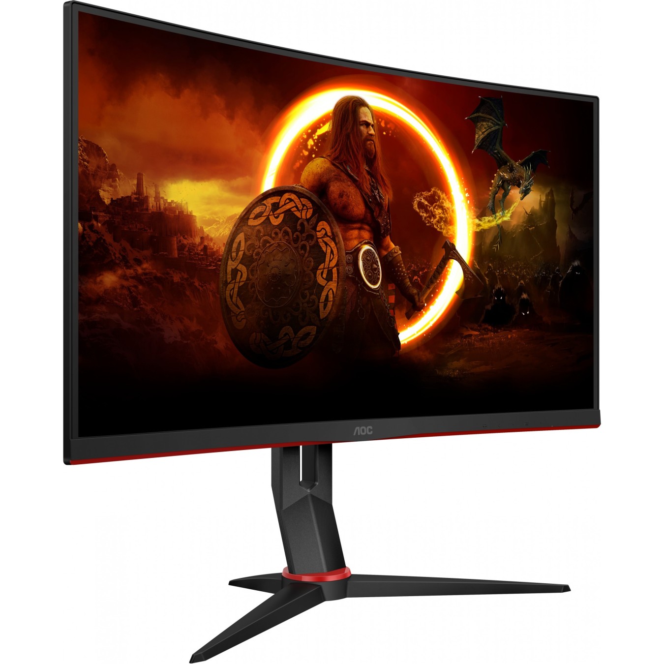 AOC G2 C27G2Z3 BK Full HD Curved Gaming Display 27'' - C27G2Z3 BK - Black — Buy in Cyprus with Fast Delivery