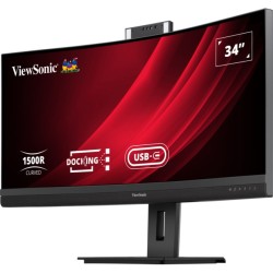 Buy ViewSonic 34-inch UWQHD VG3457CV - VG3457CV - Curved 21:9, HDMI, DP, USB-C, LAN in Cyprus, Nicosia, Limassol, Larnaka, Pafos
