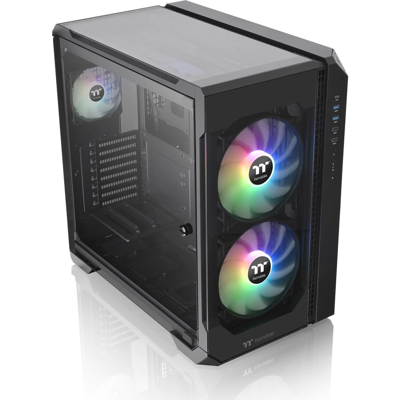 Tower Thermaltake View 51 TG ARGB Black - View 51 TG ARGB - Full Tower PC Case with ARGB and Tempered Glass