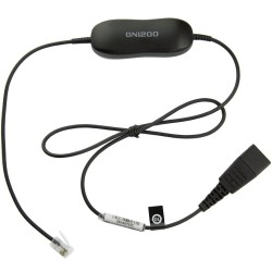 Buy Jabra QD to RJ10 Smart Cord - GN 1200 - Smooth Finish in Cyprus, Nicosia, Limassol, Larnaka, Pafos