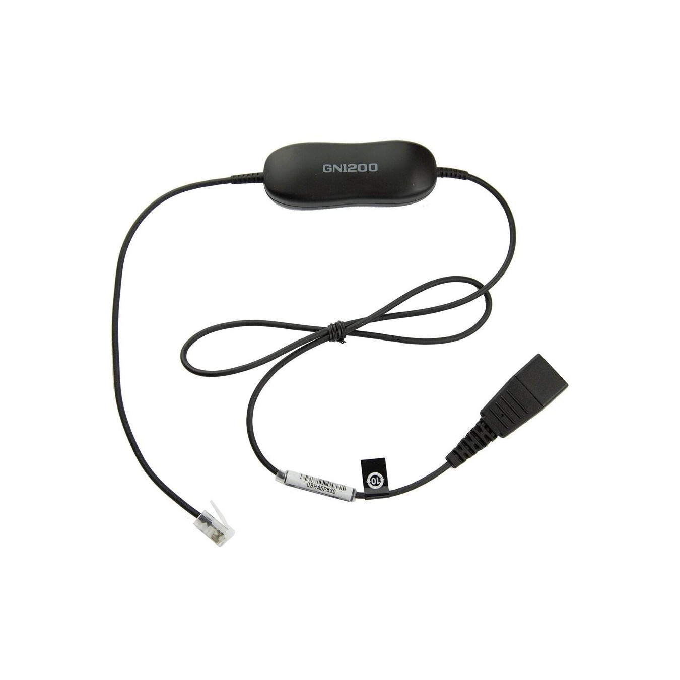 Jabra QD to RJ10 Smart Cord - GN 1200 - Smooth Finish — Buy in Cyprus with Fast Delivery