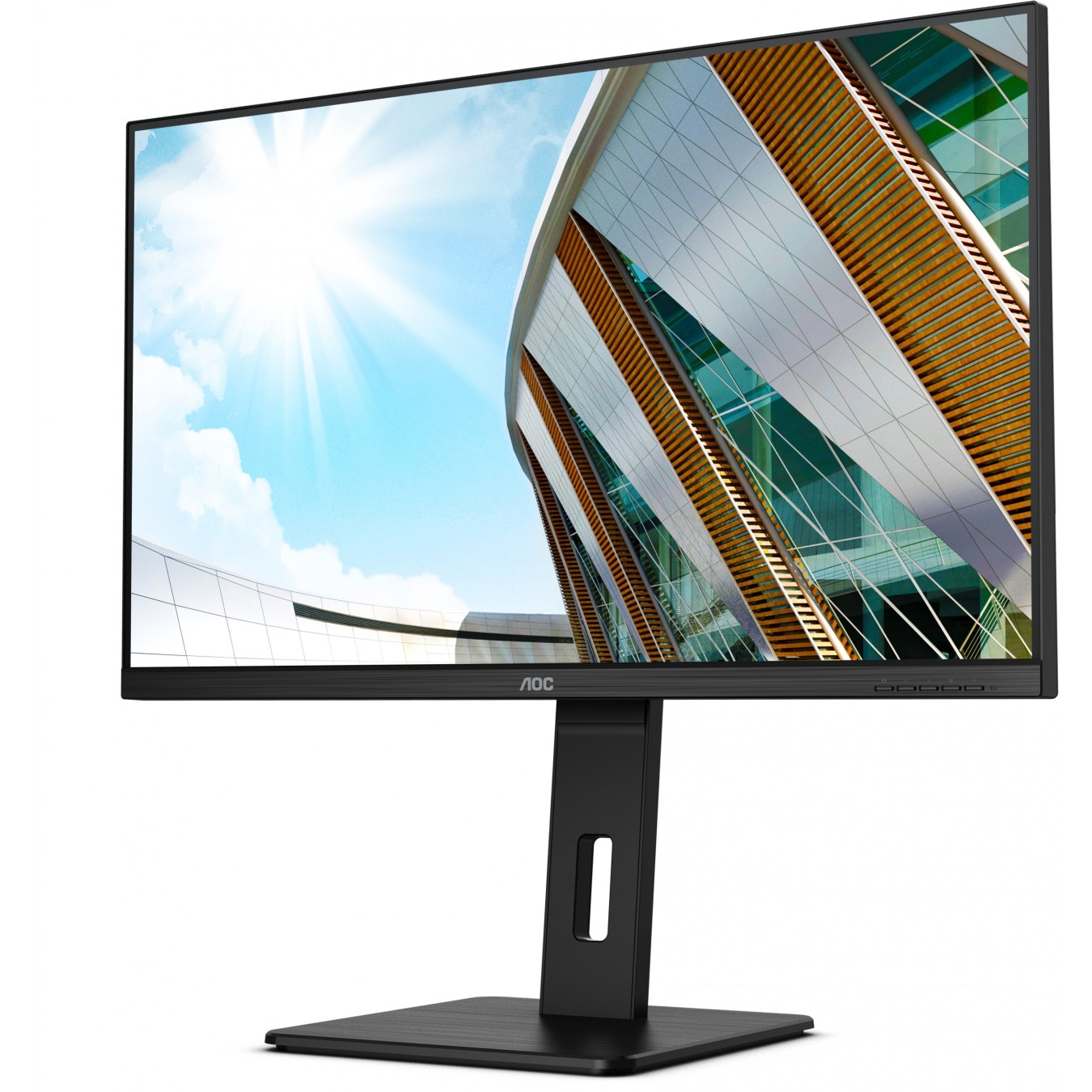 AOC P2 4K UHD Monitor - U32P2 - 31.5-inch, 75Hz, Pivot, USB 3.2, 2xHDMI, DP, Black — Buy in Cyprus with Fast Delivery