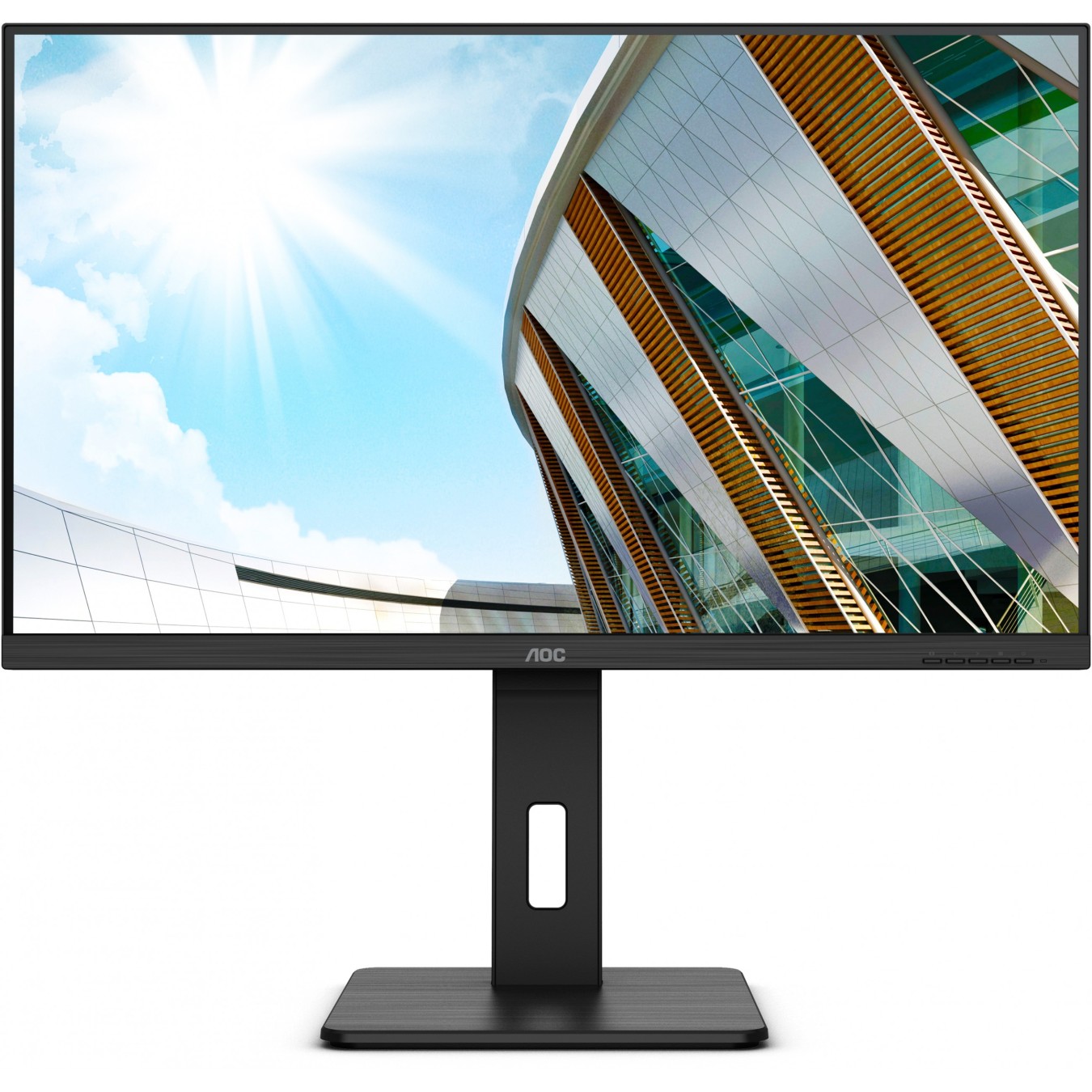 AOC P2 4K UHD Monitor - U32P2 - 31.5-inch, 75Hz, Pivot, USB 3.2, 2xHDMI, DP, Black — Buy in Cyprus with Fast Delivery