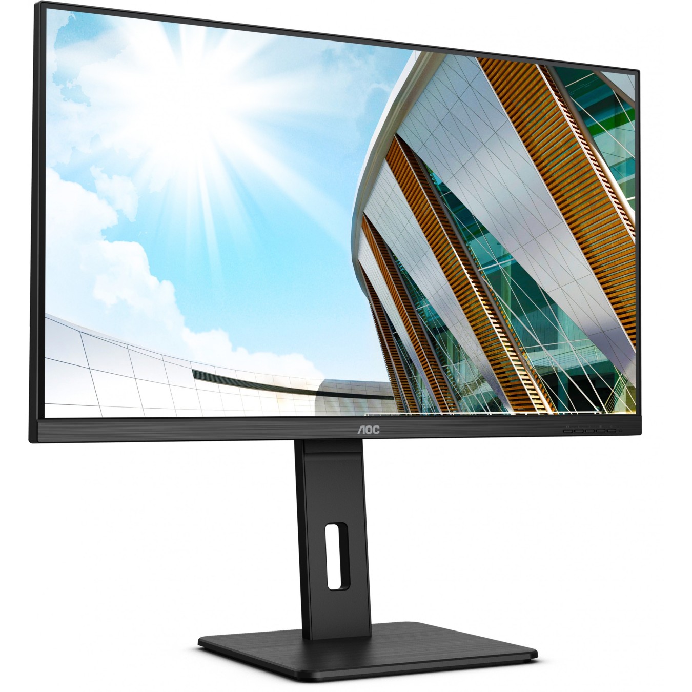 AOC P2 4K UHD Monitor - U32P2 - 31.5-inch, 75Hz, Pivot, USB 3.2, 2xHDMI, DP, Black — Buy in Cyprus with Fast Delivery