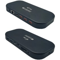 DI-TEC TB 3 Dual 4K Docking - TB 3 - Black Aluminum, 85W PD, USB-C/USB-A, HDMI/DP, Ethernet — Buy in Cyprus with Fast Delivery